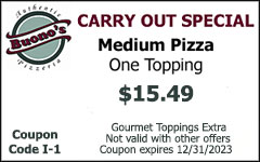 Carry Out Special Medium Size Cheese Pizza