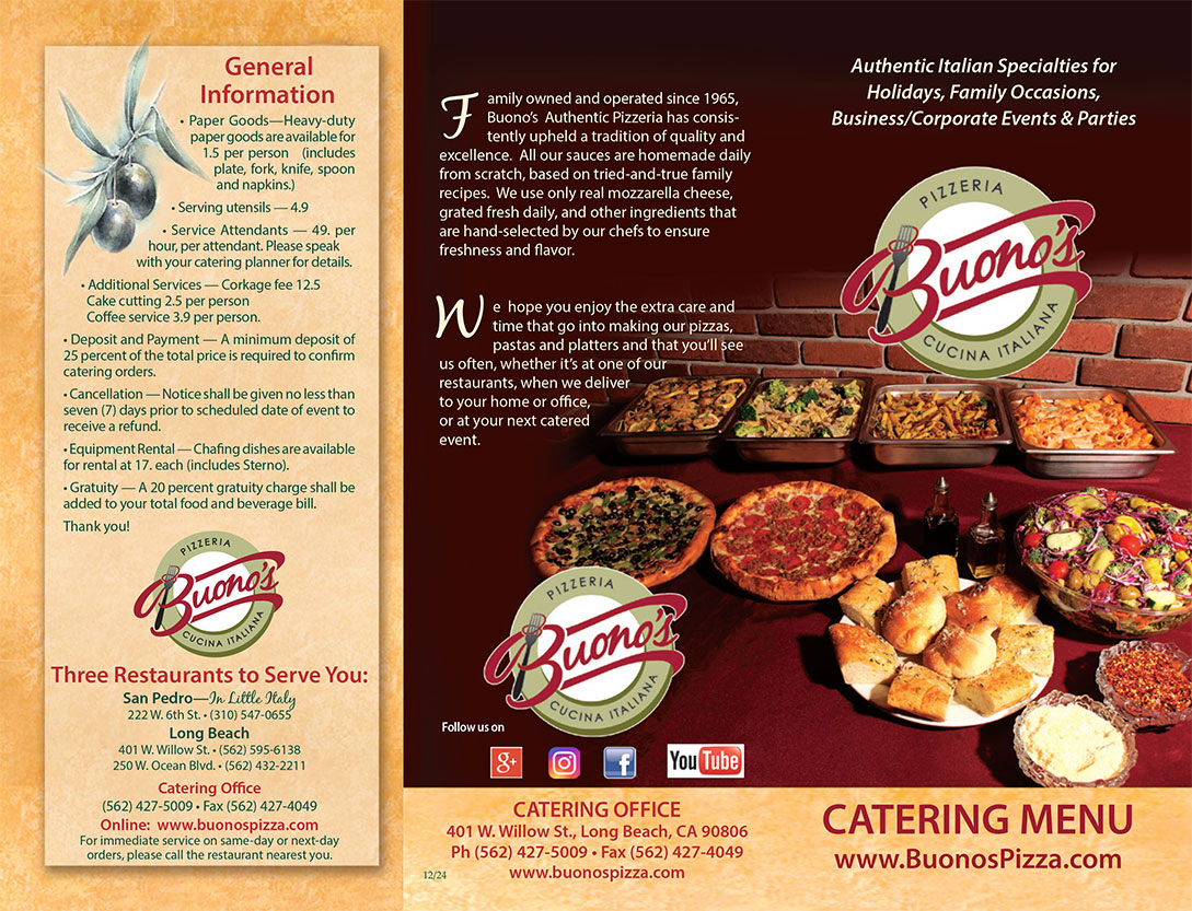 Catering Menu